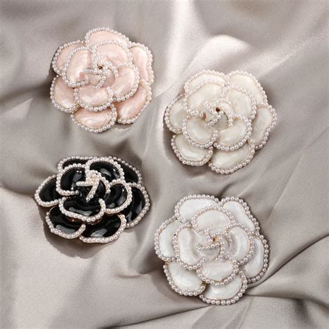 chanel corsage|chanel camellia jewelry.